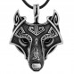 LANGHONG 1pcs Norse Vikings Pendant Necklace Norse Wolf Head Necklace Original Animal Jewelry Wolf Head hange32614211196