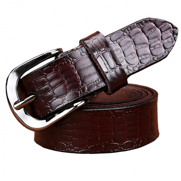 2016 New Fashion Belts for women Genuine leather belt woman High quality Designer Crocodile Cow ...