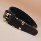 Free shipping new Belts fashion crocodile punk thin waist belt black red trench female genuine leather strap buckle women animal1695145414