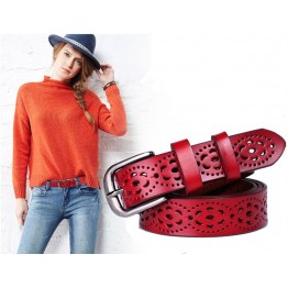 New Women Fashion Wide Genuine Leather Belt Woman Without Drilling Luxury Jeans Belts Female Top Quality Straps Ceinture Femme