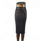free shipping plus size high-waist faux leather pencil skirt black skirt 12 colors XS/S/M/L/XL1845636362