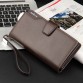 Top Quality  leather long wallet men pruse male clutch zipper around wallets men women money bag pocket mltifunction32574882131