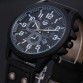 2016 New Business Quartz watch Men sport Military Watches Men Corium Leather Strap army wristwatch clock hours Complete Calendar32460646992