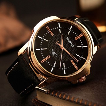 Rose Gold Wrist Watch Men 2017 Top Brand Luxury Famous Male Clock Quartz Watch Golden Wristwatch Quartz-watch Relogio Masculino