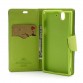 Mercury Fancy Diary Leather Credit Card Wallet Flip Cover Case For Sony Xperia Z L36h Z1 Z2 Z3 Z5 Compact Phone Bag Cases Cover
