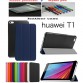 Lichi Leather Cover Stand cover Case funda For Huawei MediaPad T1 T2 7.0 T1-701u Tablet case +free gift32384835440