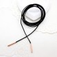 Luxury Ethnic Choker Necklace Gothic Charm Long rope collar Black Leather velvet strip statement layer chocker Jewelry for women